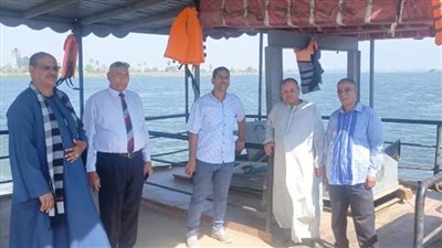 رئيس مركز ديروط يتابع سير العمل بمشروع العبارات النهرية بـ