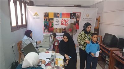 الكشف على 138 حالة بقافلة طبية متخصصة في أمراض العيون بـ«امياي» في طوخ