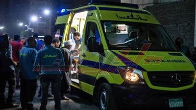 أهالي دلجا بالمنيا يشيعون جثامين حادث صحراوي بني سويف 