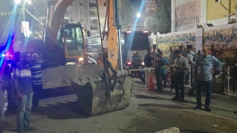 كسر خط طرد الصرف