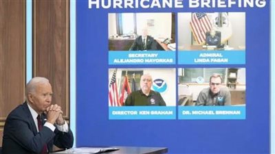 بايدن يعلن الطوارئ في ولاية فلوريدا بسبب إعصار 