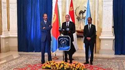 نص كلمة الرئيس السيسي فى المؤتمر الصحفى المشترك مع نظيره الإريترى