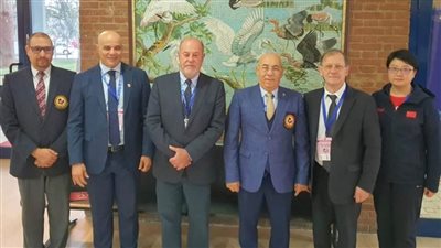 رئيس الاتحاد الدولي للكاراتيه يجتمع بالدهراوي ورؤساء الاتحادات التي تستضيف بطولات البريميرليج 2025 