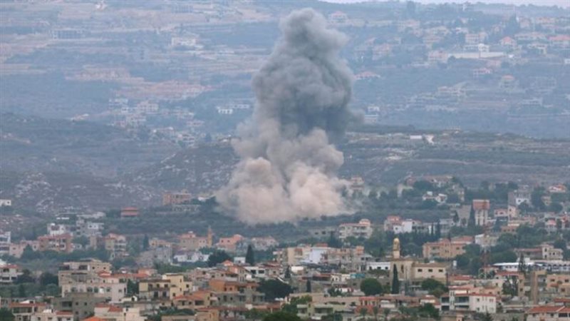 دخان يتصاعد فوق الضاحية