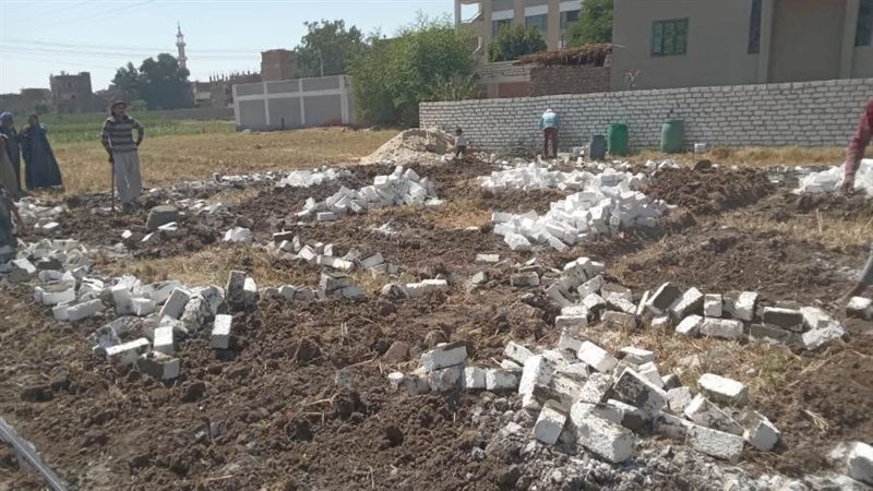 إزالة التعديات بأسيوط