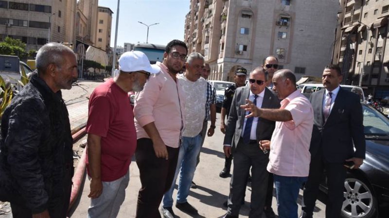 محافظ بورسعيد يتابع