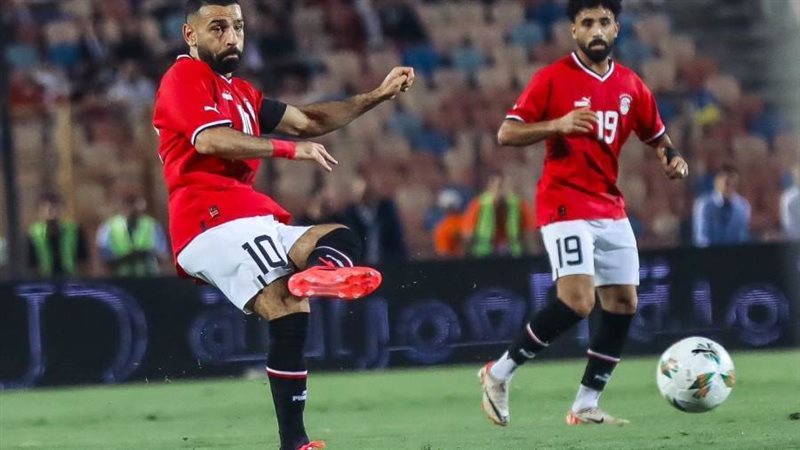 محمد صلاح مع منتخب