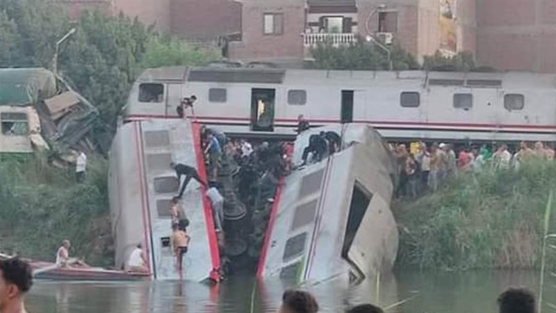 حادث قطار المنيا