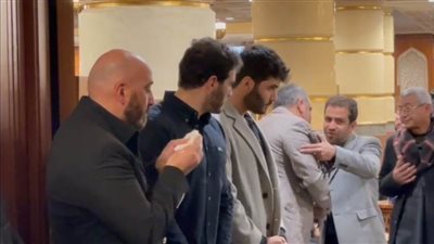 مصطفى شعبان وعمرو حسن يعزيان المخرج مجدي الهواري