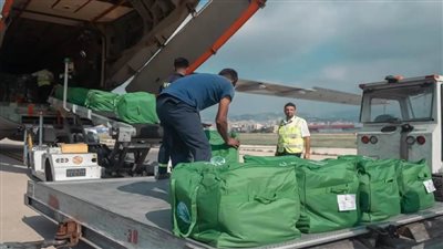 وصول الطائرة الإغاثية السعودية الـثانية لمساعدة الشعب اللبناني