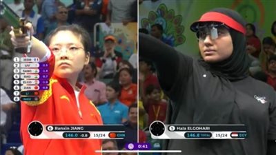 هالة الجوهري تحصد برونزية «المسدس» في بطولة أبطال العالم للرماية