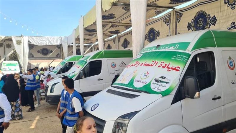 جانب من عيادات القافلة