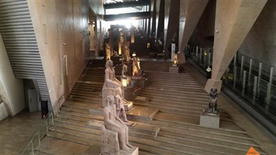 المتحف المصري  يعلن عن التشغيل التجريبي  القاعات العرض