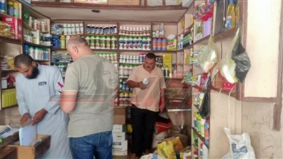 تحرير محاضر لمخالفات تموينية بالحامول في كفر الشيخ