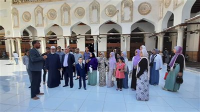  الجامع الأزهر يستقبل وفودًا طلابية من وزارة الشباب والرياضة
