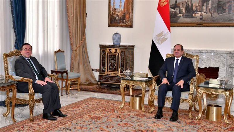 الرئيس السيسي يستقبل