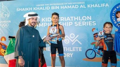 طفل مصري يحصد المركز الأول في الجري والسباحة وركوب الدراجات على مستوى الخليج