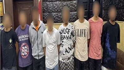 القبض على 8 أشخاص بالقاهرة لتعديهم على شخص بمنطقة الزمالك بالقاهرة