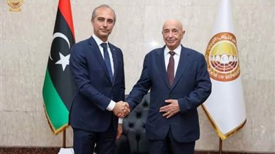 رئيس النواب الليبي يبحث سبل توحيد مؤسسات الدولة لإنهاء الأزمة الليبية