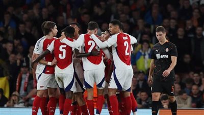 أرسنال يعدل وضعيته ويفوز على شاختار في دوري الأبطال