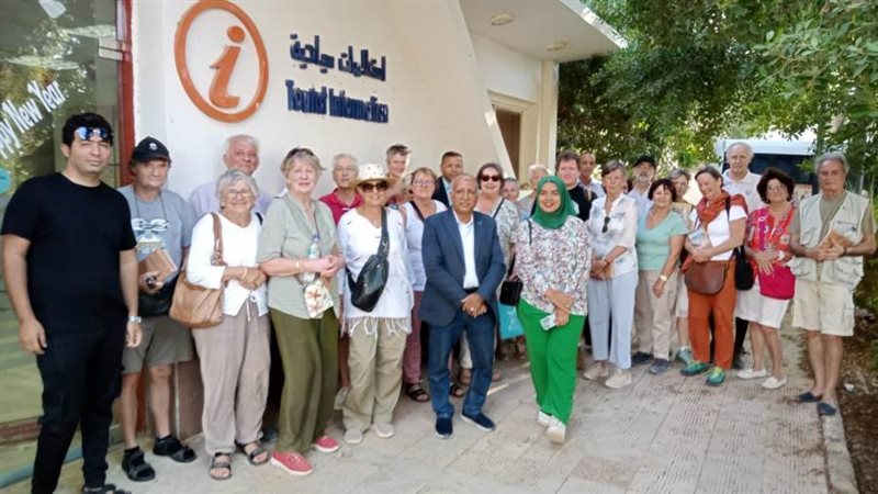 جانب من زيارة الوفد