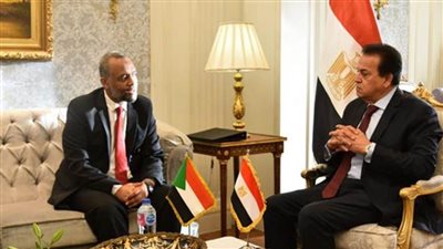 وزيرا الصحة المصري والسوداني يبحثان التعاون المشترك في المنظومة