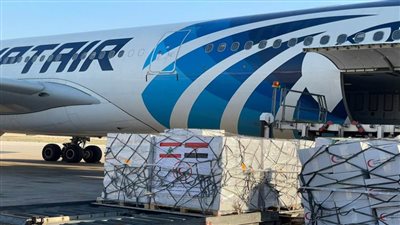 وصول شحنة مساعدات مصرية ثالثة إلى لبنان وإعادة ۲۹۳ مواطنا إلى أرض الوطن