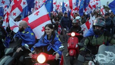 عنف وتوترات في الانتخابات البرلمانية بجورجيا