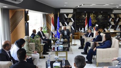 محافظ أسوان يستقبل وفد جهاز تنمية المشروعات الصغيرة والمتوسطة ومتناهية الصغر وبرنامج الأمم المتحدة الإنمائي