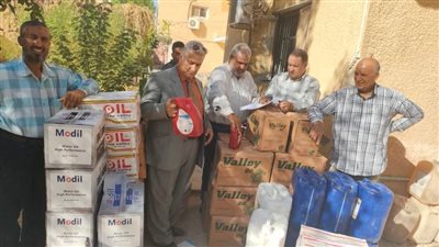 ضبط سيارة محملة بكميات من الزيوت المغشوشة والمقلدة في الوادي الجديد