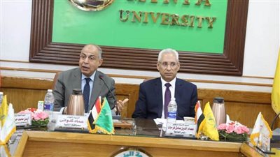 محافظ المنيا يشارك في مجلس الجامعة ويدعو لمزيد من التعاون لدعم الصناعة وجذب الاستثمارات