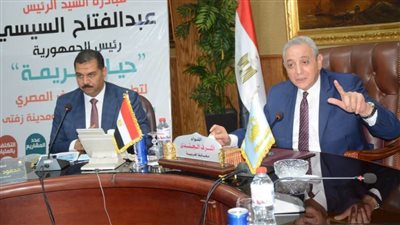 بالصور.. محافظ الغربية يستقبل وفد وزارة التخطيط لزيارة قرية نهطاي أول قرية خضراء في الدلتا