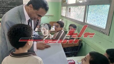وكيل وزارة التربية والتعليم يتفقد مدارس كفر الشيخ