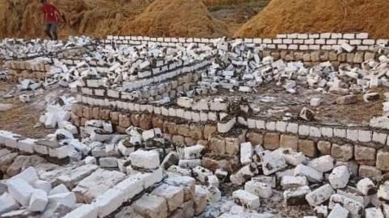 جانب من الإزالة