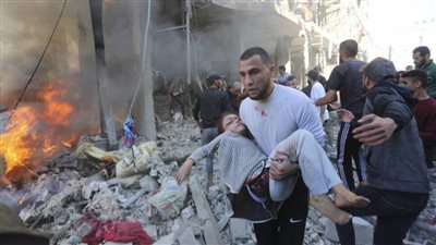 استشهاد 7 فلسطينيين جراء قصف الاحتلال مخيم النصيرات وبلدتي جباليا وبيت حانون بغزة
