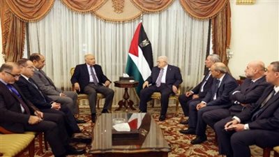 الرئيس الفلسطيني يستقبل الأمين العام لجامعة الدول العربية