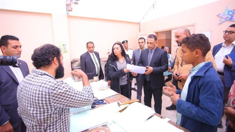 وزيرة التضامن بتفقد