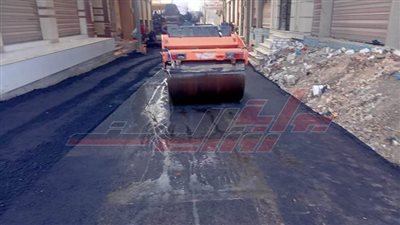 رصف شوارع سيدي سالم ضمن مشروعات الخطة الاستثمارية بكفر الشيخ