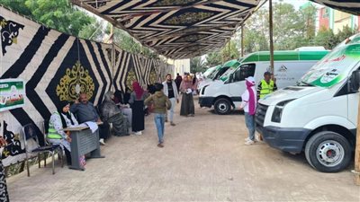 بقافلة طبية مجانية بقرية البستان بالدلنجات.. الكشف على 1185مواطنًا بمشاركة 11عيادة متنوعة 