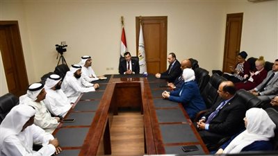 وزير الشباب والرياضة يستقبل مسؤولي مؤسسة زايد العليا لأصحاب الهمم 