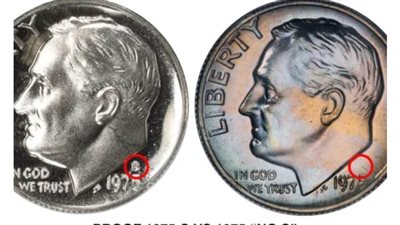 بيع عملة معدنية نادرة مطبوعة بشكل خاطئ تعود إلى عام 1975 مقابل نصف مليون دولار