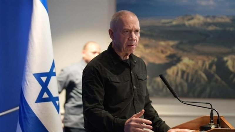 وزير جيش الاحتلال