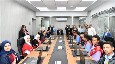 لأول مرة فى الفيوم التصويت إلكترونيا لاختيار الاتحادات الطلابية بالفيوم 