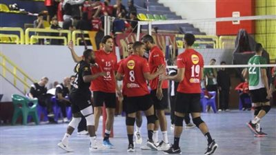 الأهلي يواجه الترسانة في دوري رجال الكرة الطائرة