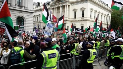  تظاهرات في مدن وعواصم عالمية تنديدا بالعدوان على قطاع غزة