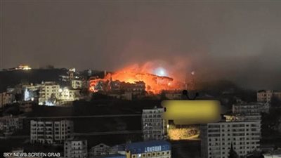 غارتان على منطقة الحدت في ضاحية بيروت الجنوبية