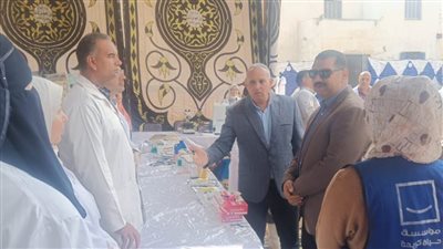 بحضور نائب المحافظ.. علاج 3765 رأس ماشية خلال قافلة بيطرية في قرية 