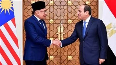 عاجل..السيسي: توافقت مع رئيس وزراء ماليزيا على بذل الجهود لوقف إطلاق النار في غزة