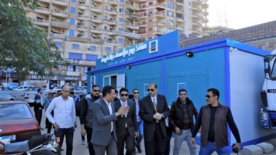 محافظ سوهاج يتابع تجهيزات منفذ 