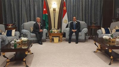 عاجل..الرئيس السيسي يلتقى العاهل الأردني على هامش القمة العربية الإسلامية 